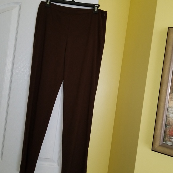 Lafayette 148 Brown Ankle Pants - Picture 1 of 5